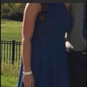 Royal blue homecoming dress